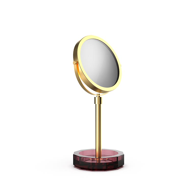 Аксессуары для ванной Зеркало косметическое Rich Burgundy / Золото 