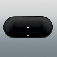 Ванны Ванна встраив. овальная с шумоизоляцией 190x90x45 см, с покр.Glaze Plus/ черное дерево(матовый) (для удлиненного сл-перелива) 
