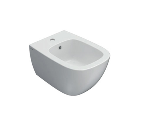 Биде подвесное, размер 50 см, крепление в комплекте, цвет белый