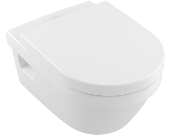 Унитазы Унитаз подвесной безободковый 53х37 см в комплекте с сиденьем с микролифтом, с грязеотталкивающим покрытием CeramicPlus 