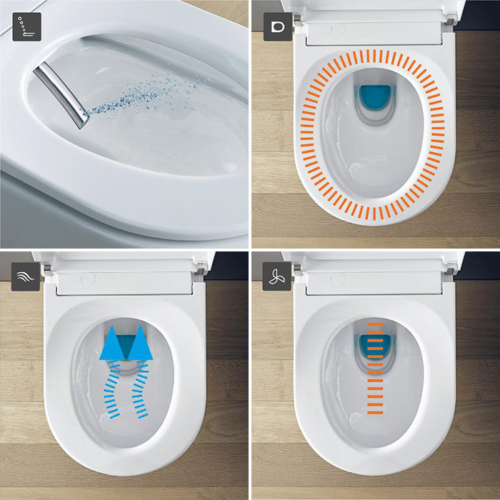 Унитазы-биде Сиденье-биде SensoWash Starck f Plus для унитаза 2510092000 