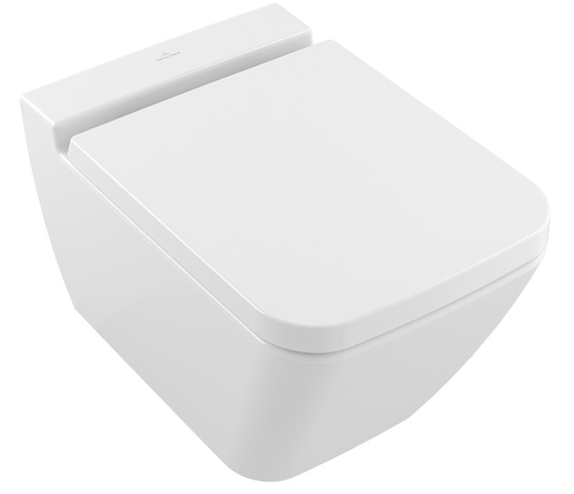 Унитазы Унитаз подвесной безободковый 56х37,5 см, с грязеотталкивающим покрытием CeramicPlus 