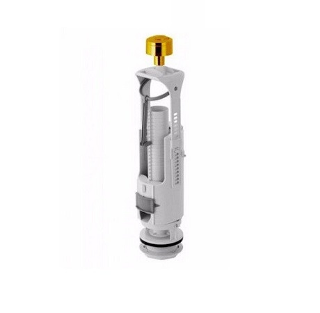 Смывной механизм для бачка моноблока, кнопка золото