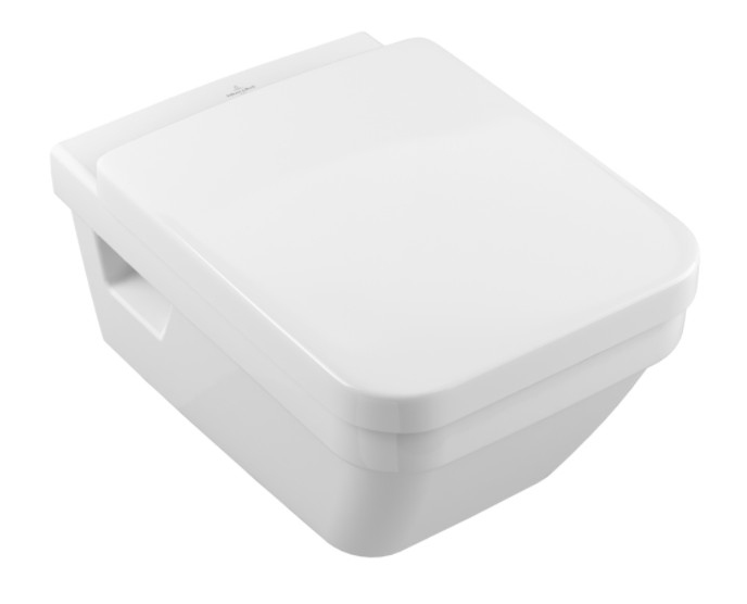 Унитазы Унитаз подвесной безободковый 53х37 см в комплекте с сиденьем с микролифтом 