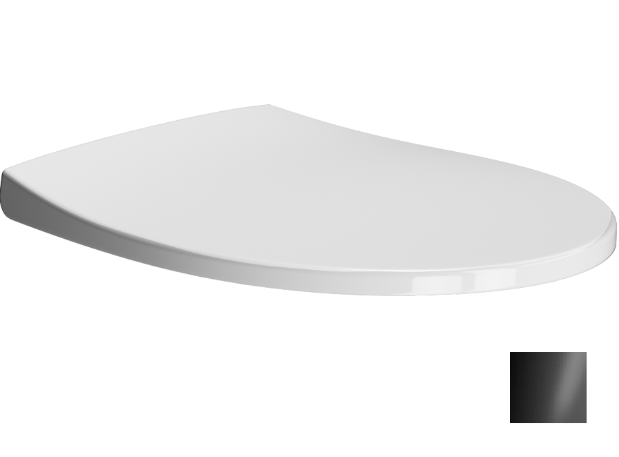 Сиденье для унитаза SoftClose, цвет Чёрный матовый Ardesia