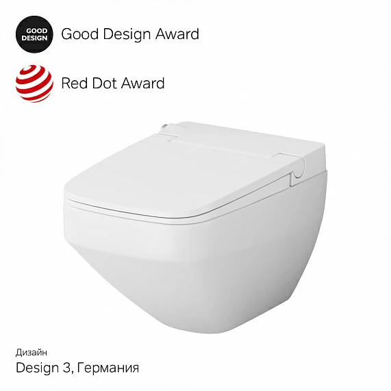 Унитазы-биде Подвесной унитаз с интегрированным электронным биде TouchReel 