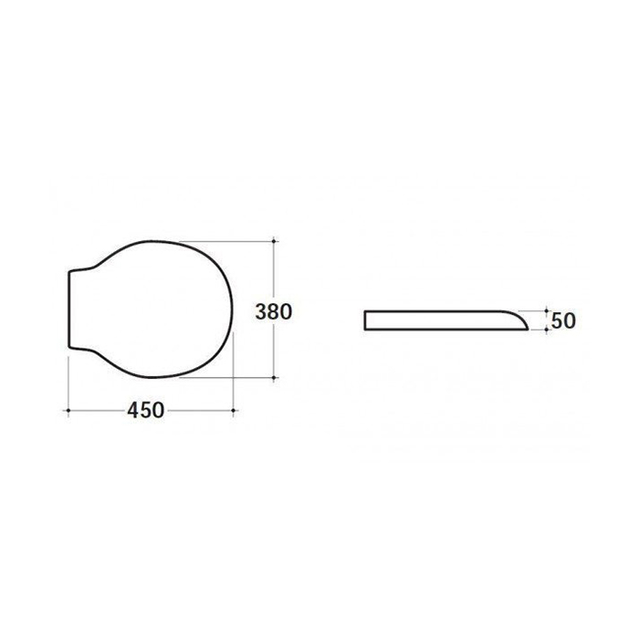 Сиденья для унитазов Сиденье с механизмом плавного опускания 