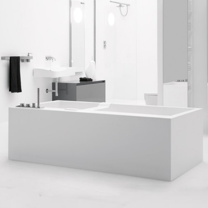 Ванны Ванна отдельностоящая (4 стороны) 180х90х53.5см, цвет: белый 