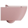 Унитазы Унитаз подвесной, безободковый (розовый матовый)
