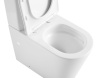 Унитазы Унитаз компакт белый матовый, безободковый