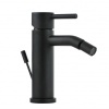 Смесители Смеситель для биде однорычажный с донным клапаном, черный матовый