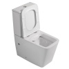 Унитазы Унитаз компакт белый, безободковый