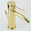 Смесители Смеситель для биде однорычажный с донным клапаном, золото