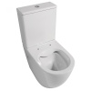 Унитазы Унитаз компакт белый, безободковый