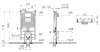 Системы инсталляции Cистема инсталляции для унитазов, 3/6 л.