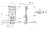 Системы инсталляции Cистема инсталляции для унитазов,  3/6 л, глубина установки 9–12 см.