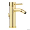 Смесители Смеситель для биде однорычажный с донным клапаном, золото