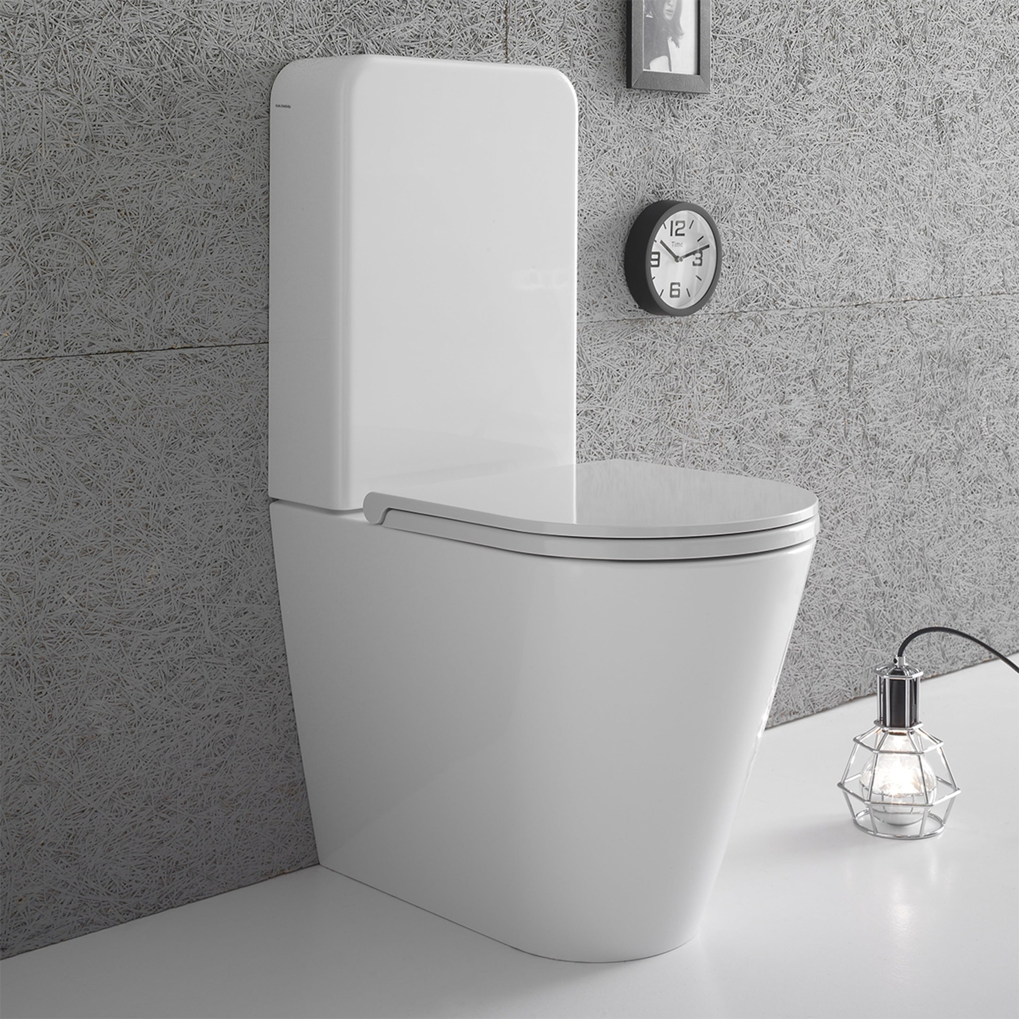 Бачки  для унитазов Керамический бачок для FORTY3 напольного унитаза-моноблока, цвет белый 